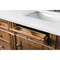 James Martin Vanities Brittany 60in Single Vanity, Saddle Brown w/ 3 CM White Zeus Quartz Top 650-V60S-SBR-3WZ - alternate 2